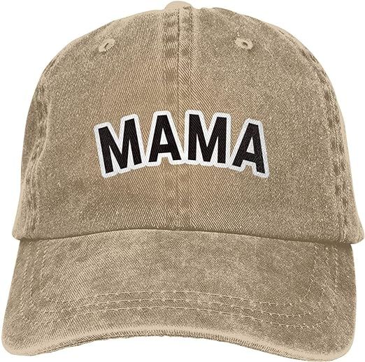 Mama Hat for Women Vintage Washed Adjustable Cotton Baseball Cap Gifts for Mom Hats | Amazon (US)