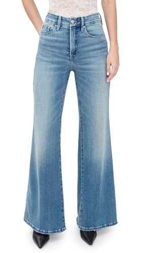 Good American Women's Soft Tech Good Waist Palazzo Jeans, Indigo1146, 0 at Amazon Women's Jeans s... | Amazon (US)