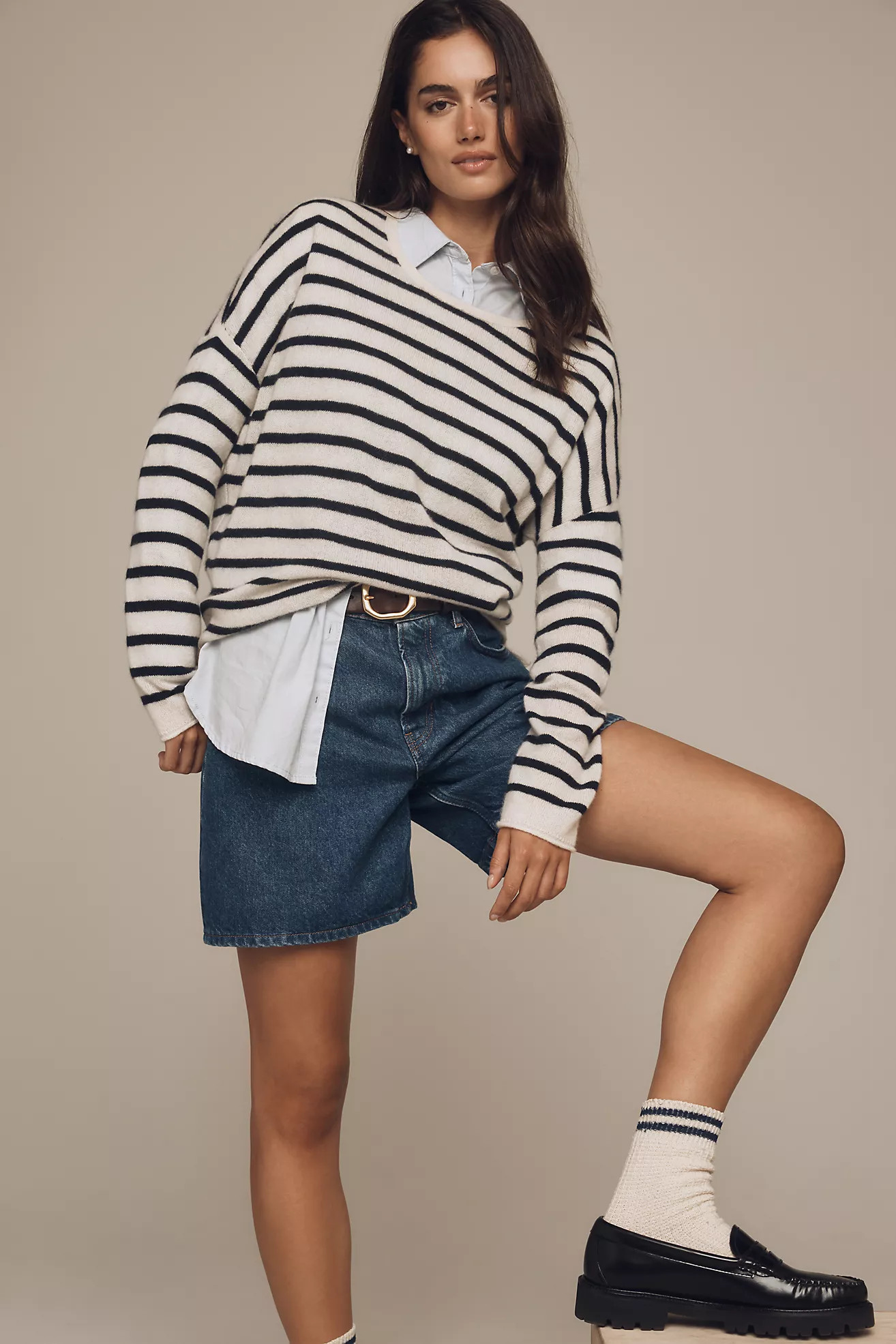 Maeve Relaxed Cashmere Sweater | Anthropologie (US)