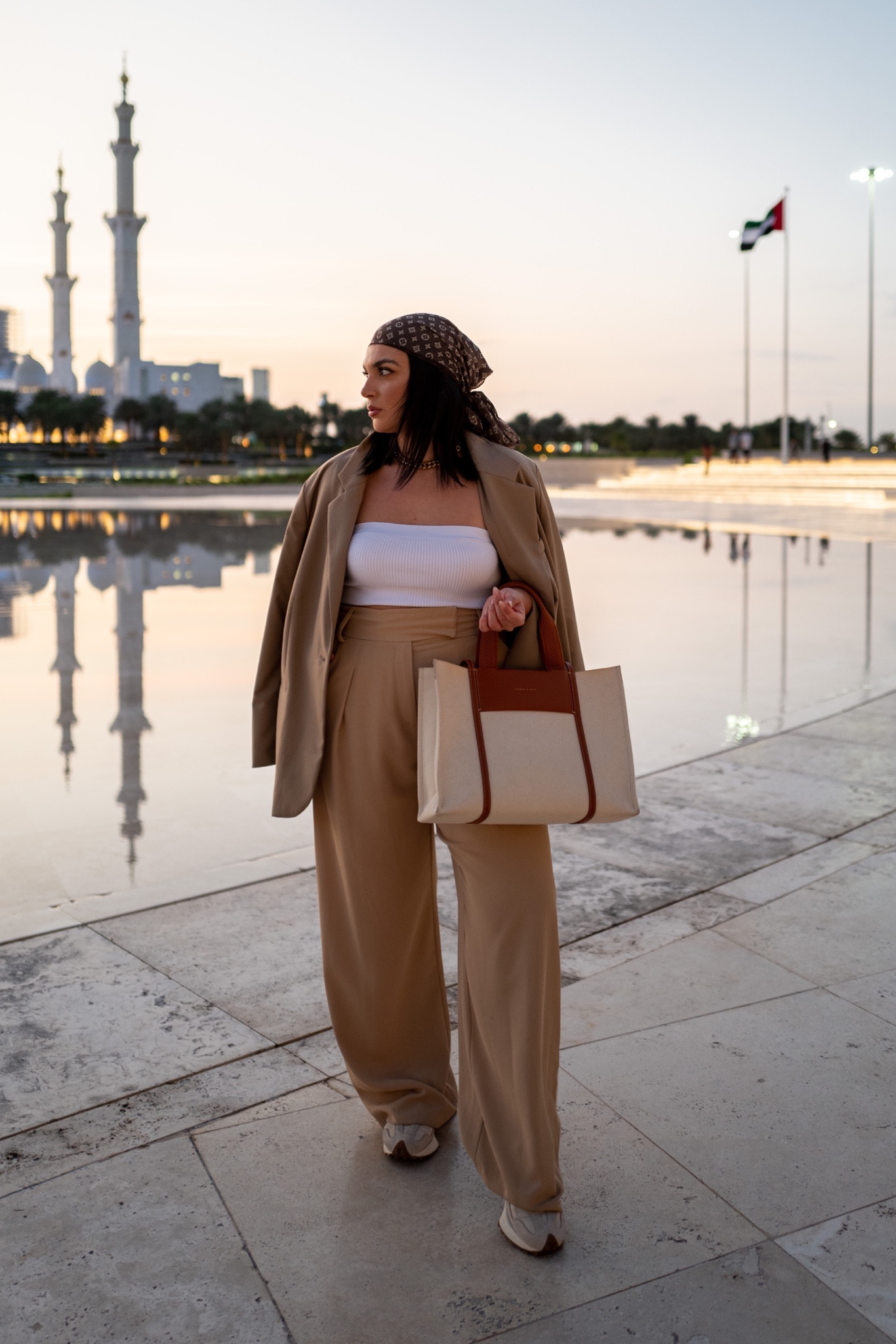 A go-to comfy look for spring/summer. The scarf really elevates the look. These wide leg trousers can be worn all year round. 

#LTKstyletip #LTKeurope #LTKcurves
