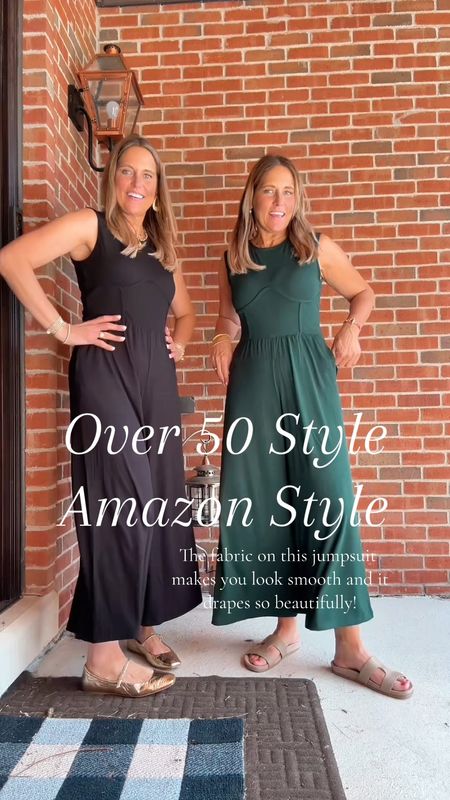 The fabric on the jumpsuits is incredible! It smoothes and drapes so nicely to give an elevated, and smart look!

To Shop click the link in our bio to LTK or our Amazon storefront! On Amazon it will be in the April List!

Everything is linked on our profile in the @shop.Itk app. Search TANDTTWINTALK in the search bar to find & follow our profile. LTK has an amazing search feature on our page to find what you are looking for! You can also source all links by clicking on the link in our bio and heading to our LNK website where you can find links to our  LTK or Amazon storefront!
#over50style #over40style #over30style #over60style #midsizestyle #preppystyle #classicstyle #fashionfinds 

#LTKmidsize #LTKfindsunder50 #LTKstyletip