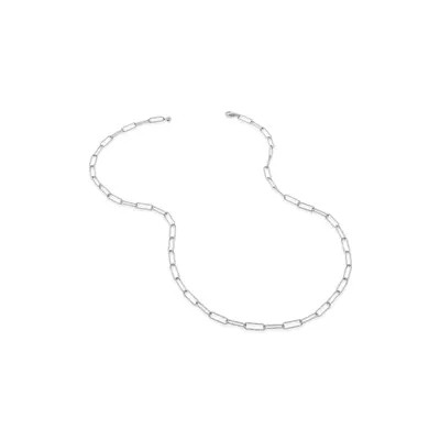 Monica Vinader Alta Textured Chain Link Necklace in Yellow Gold at Nordstrom | Nordstrom