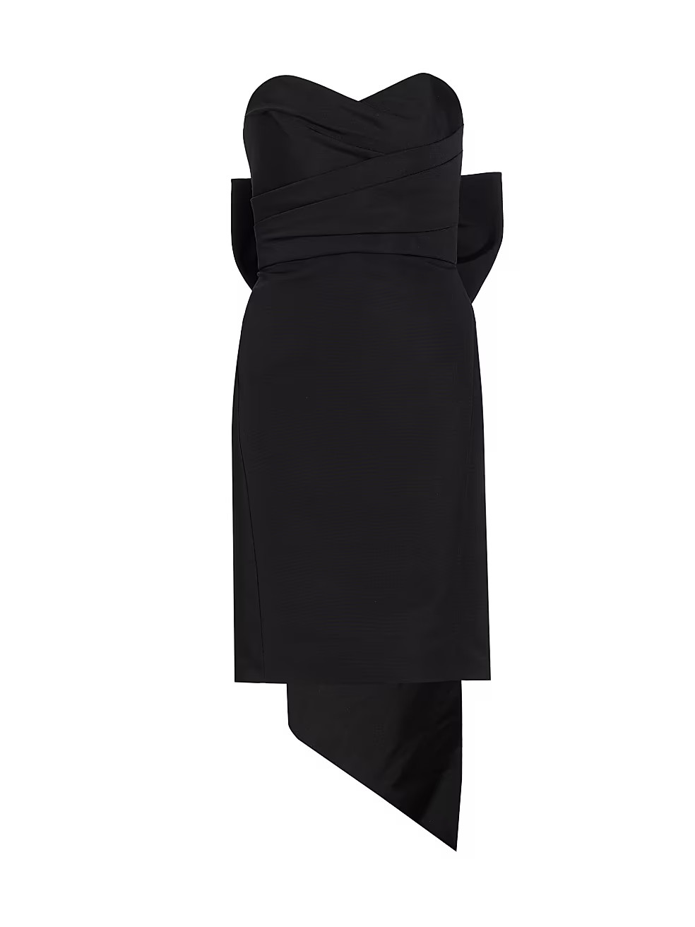 Strapless Silk Faille Bow Dress | Saks Fifth Avenue