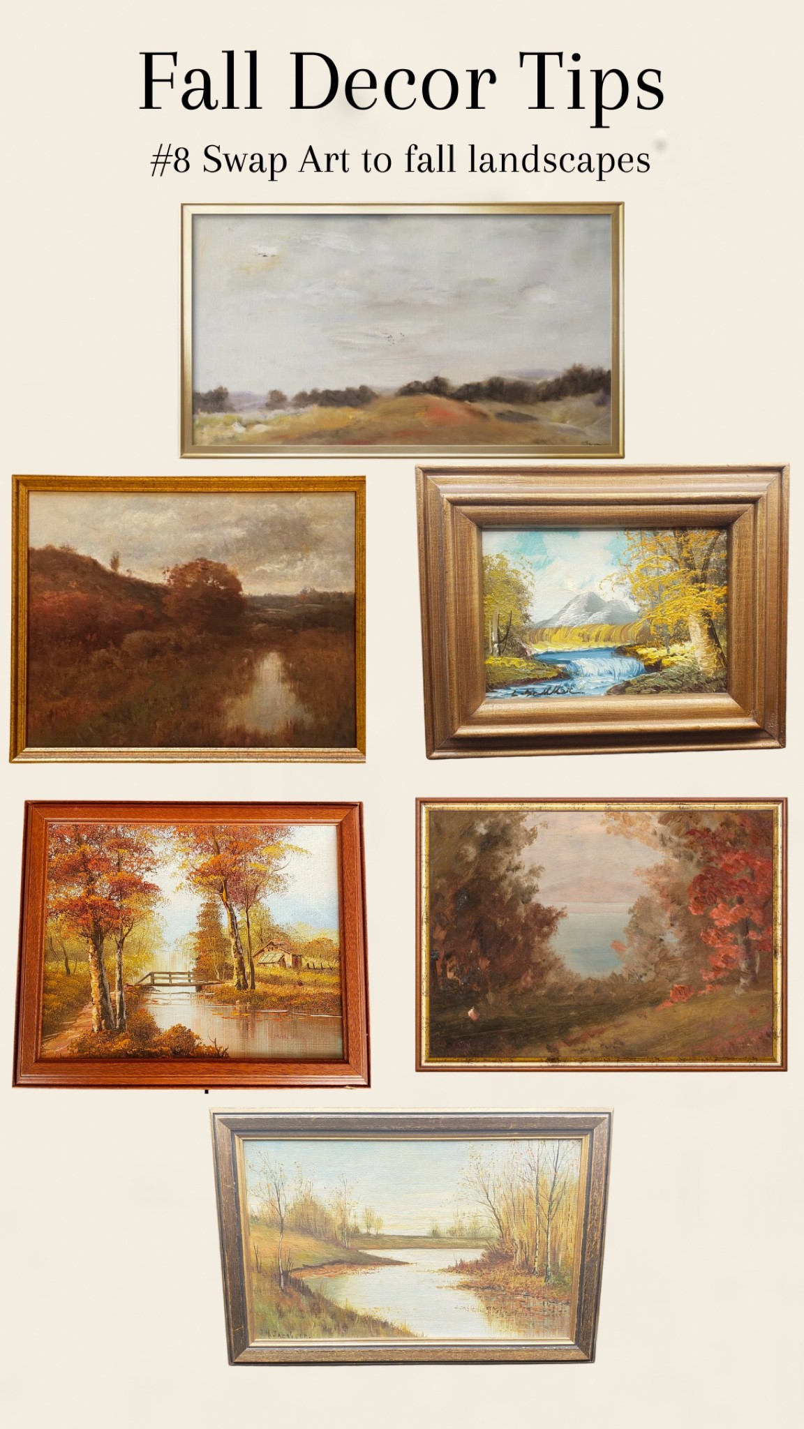 Fall decor- framed art, landscape painting, landscape print 

#LTKstyletip #LTKhome #LTKSeasonal