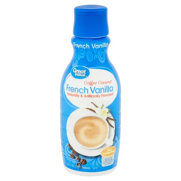 Great Value French Vanilla Coffee Creamer, 32 fl oz - Walmart.com | Walmart (US)