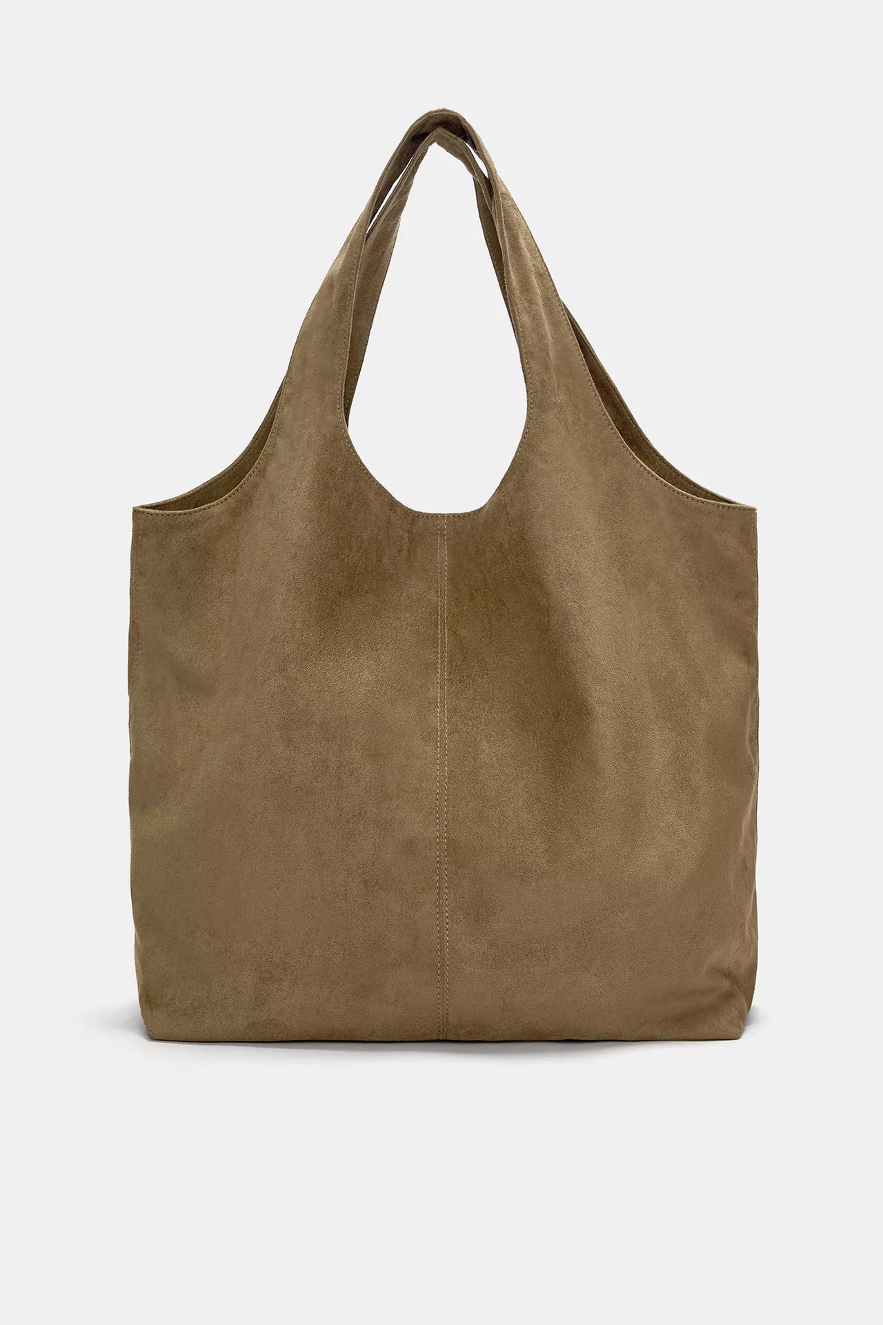 Shopper-Tasche aus Wildlederimitat | PULL and BEAR DE