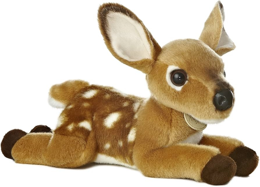 Aurora® Adorable Miyoni® Fawn Stuffed Animal - Lifelike Detail - Cherished Companionship - Brow... | Amazon (US)