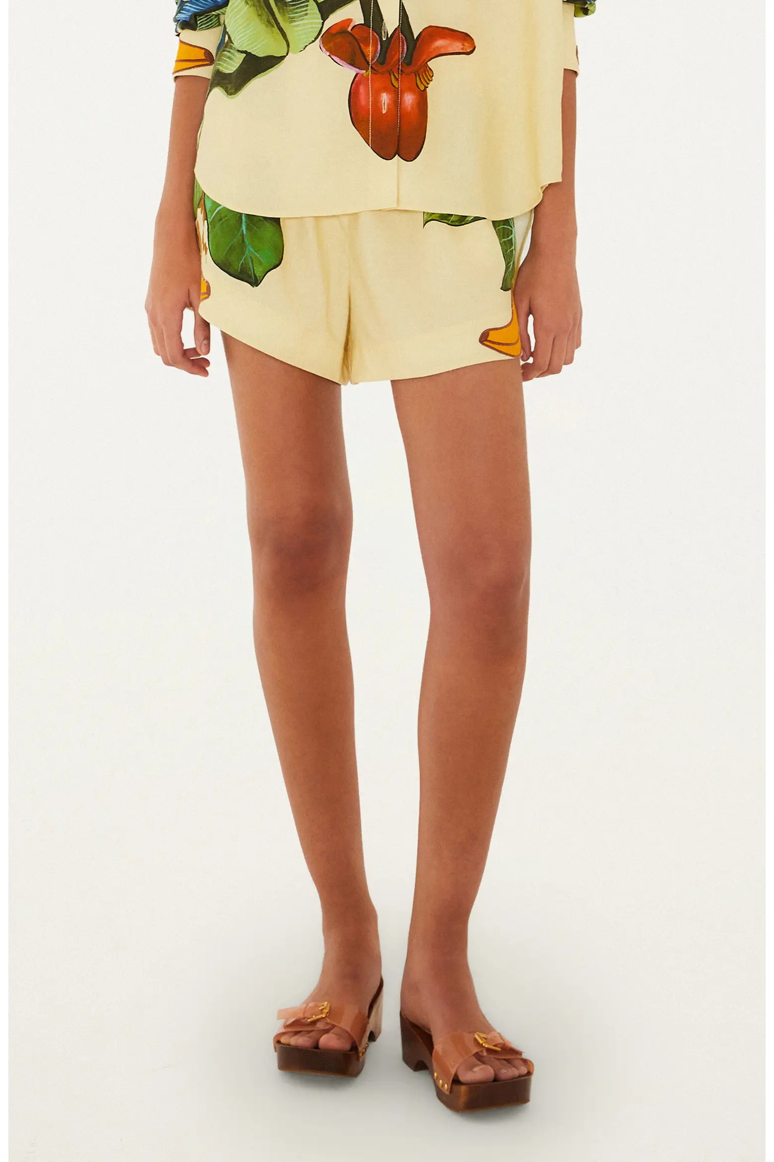 Banana Grapes Linen Blend Shorts (Women) | Nordstrom | Nordstrom