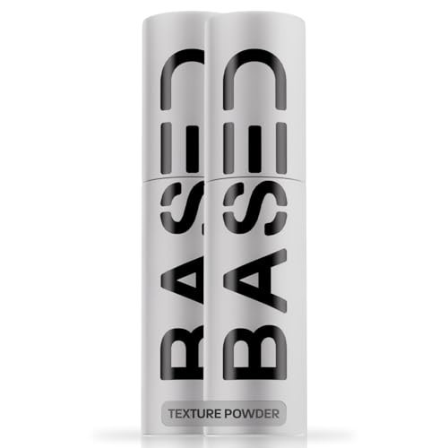 BASED Hair Texturizing Powder, Lightweight & Volumizing Hair Styling Powder with Matte Finish, Add Texture to Hair with Medium Hold, Best for Short to Medium Hair, (1.69oz Bottle, Pack of 2) | Amazon (US)