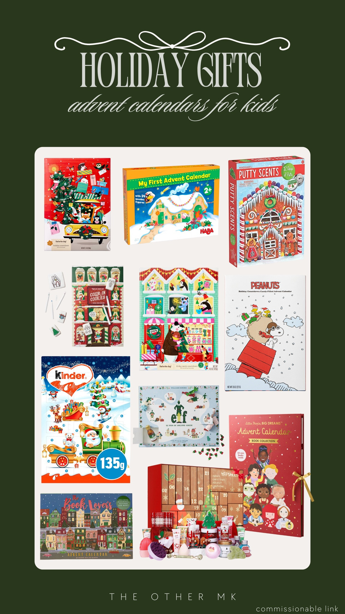 holiday gifts, Christmas gifts, trendy gifts, wishlist, holiday favorites, gifts for kids, advent calendar, advent calendars for kids 

#LTKGiftGuide #LTKKids #LTKHoliday
