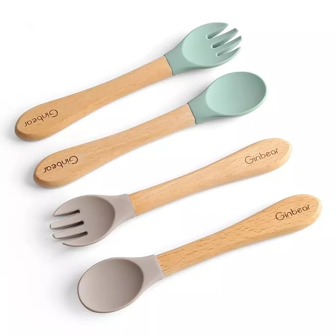 mushie Silicone Baby Feeding Spoons curated on LTK