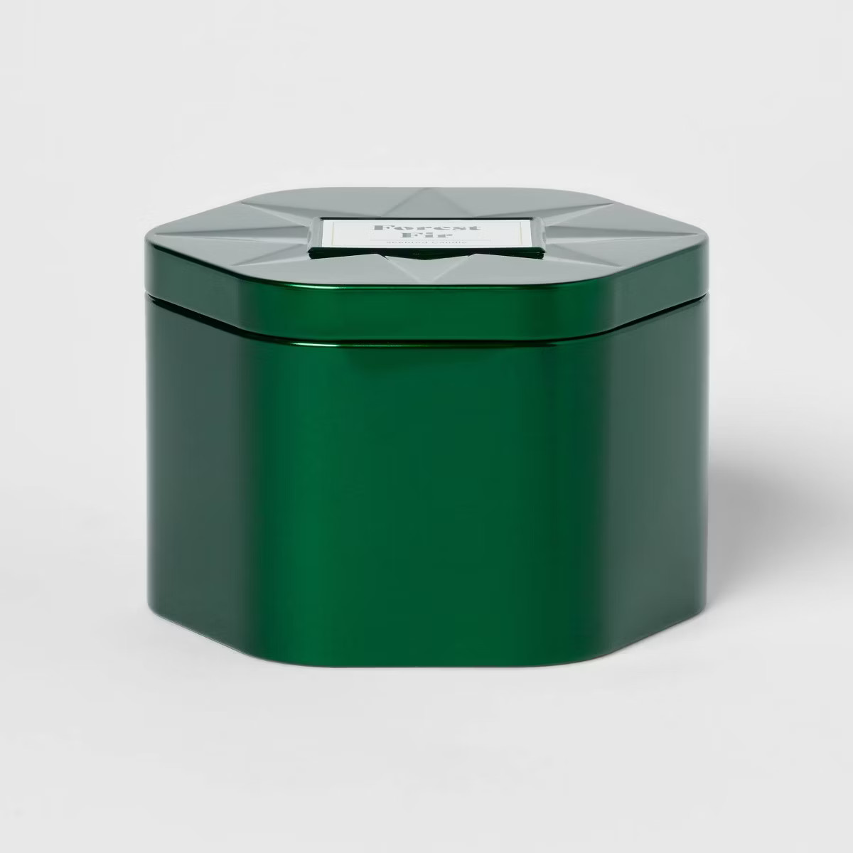 3 Wick Lidded Metal Tin Candle Forest Fir 18oz Green - Threshold™ | Target