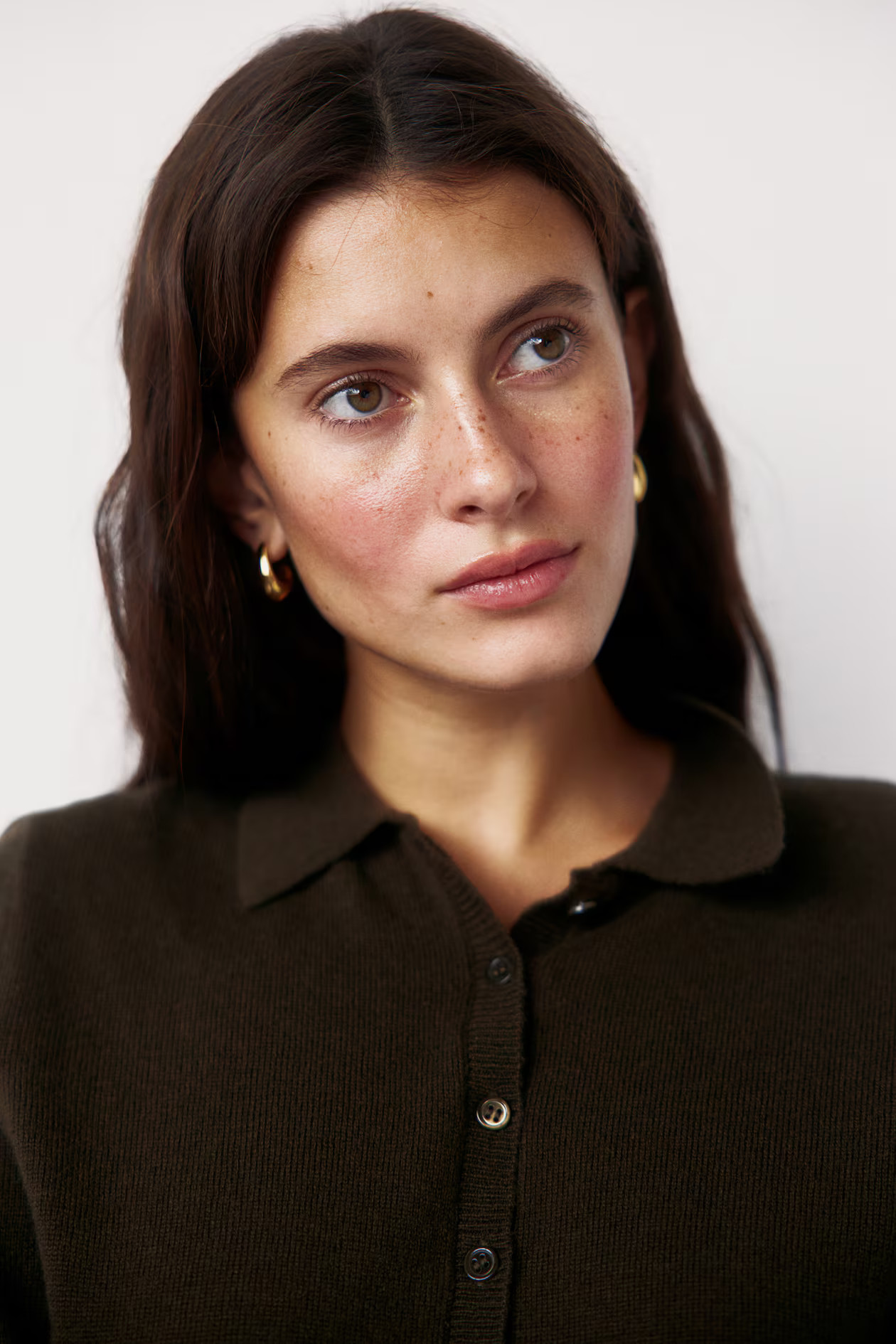 Poloshirt aus Wollmix - Dunkles Khakigrün - Ladies | H&M DE | H&M (DE, AT, CH, NL, FI)