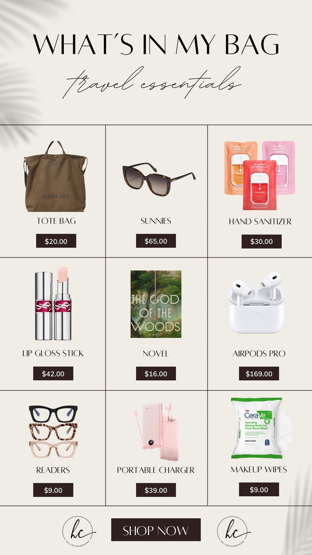 What’s in my bag • Travel essentials • I linked additional items I use.

#LTKItBag #LTKTravel #LTKBeauty