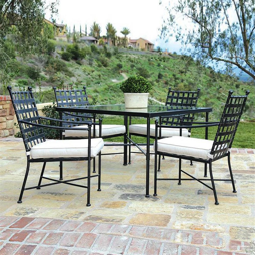 Aurore French Country Outdoor Dining Collection | Kathy Kuo Home