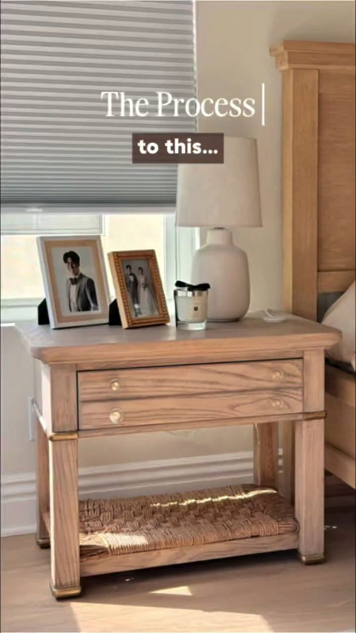 Why spend $1,000 on a nightstand when vintage solid wood furniture is hiding everywhere? 👀✨

I’ve been trying to find matching nightstands for our Pottery Barn farmhouse bed, but I just couldn’t justify spending another $1,000+ per piece.

So when I found these vintage nightstands with beautiful solid wood construction, I decided to give them a second life instead. After lots of sanding, a white wash, neutral-toned wax, and updated hardware, they turned out even better than I imagined.

Proof that sometimes the best designer-inspired pieces aren’t bought—they’re made. 🤍

#FurnitureMakeover #FurnitureFlip #DIYHomeDecor #ModernFarmhouse 
#thriftflip