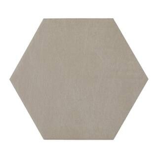 Marazzi Moroccan Concrete Taupe 8 in. x 9 in. Glazed Porcelain Hexagon Floor and Wall Tile (9.37 ... | The Home Depot