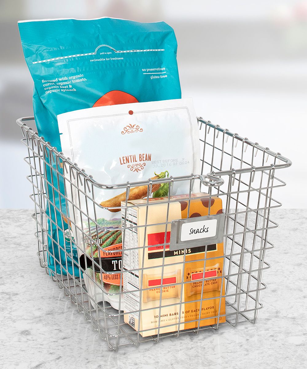 Spectrum Wire Baskets Chrome - Small Storage Basket | Zulily