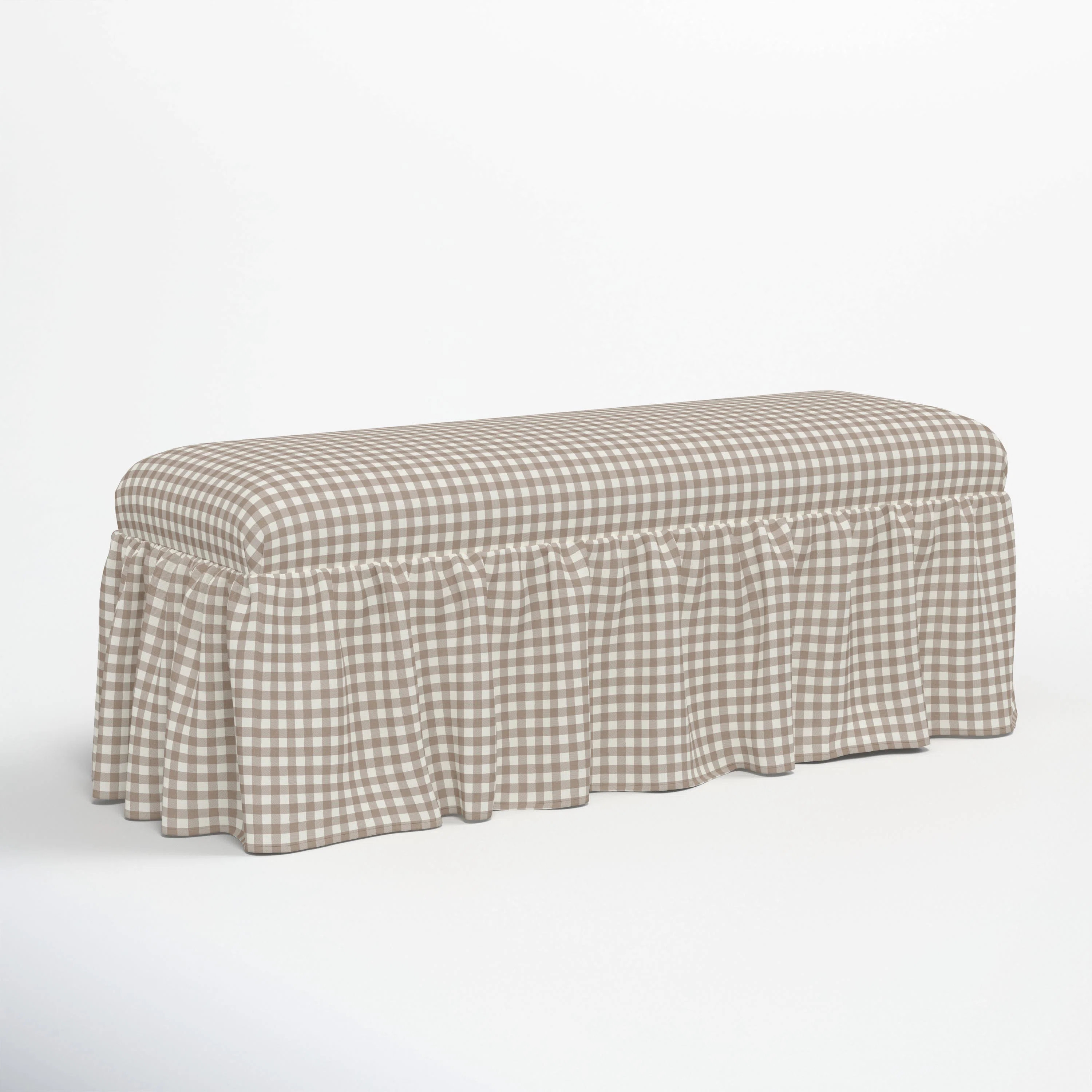 Maggie Ruffle Dining Bench | Wayfair North America