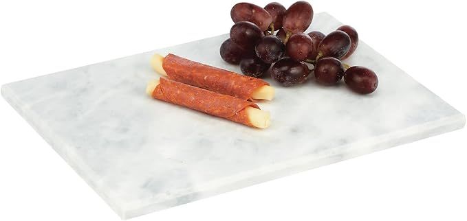 mDesign Small Slab Stone Kitchen Countertop Pastry Cutting Board, Serving Tray for Bread, Breakfa... | Amazon (US)