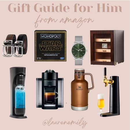 Gift Guide for him Amazon edition! All the best finds for your boyfriend, friend, husband, dad, father in law, or anyone special in your life! 

#LTKSeasonal #LTKGiftGuide #LTKHoliday
