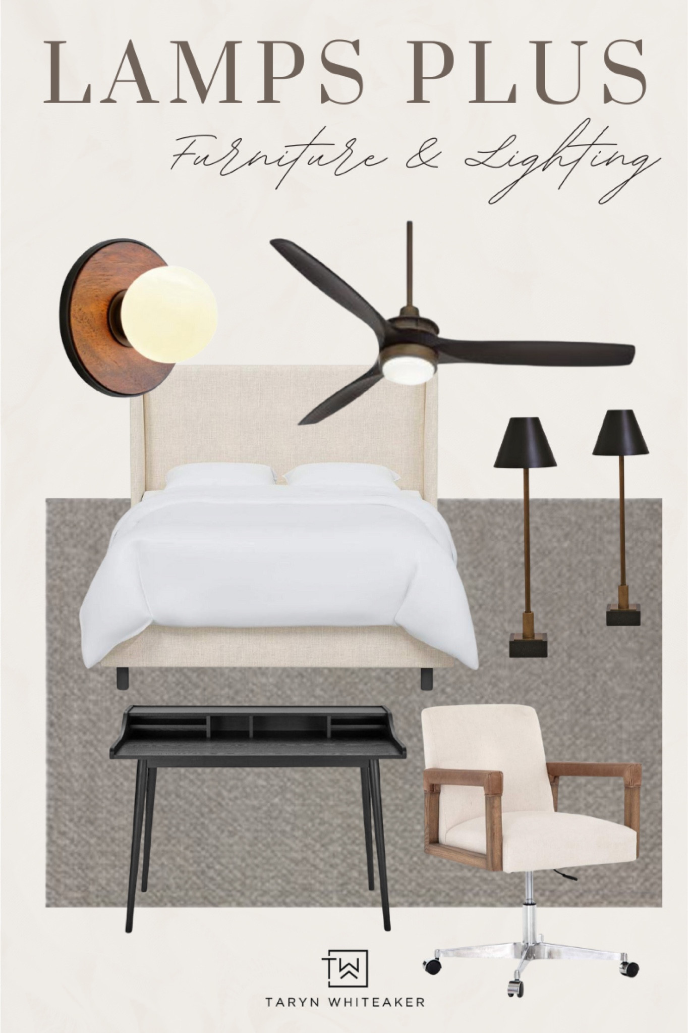 Classic timeless neutral bedroom furniture and lighting 

#LTKHome