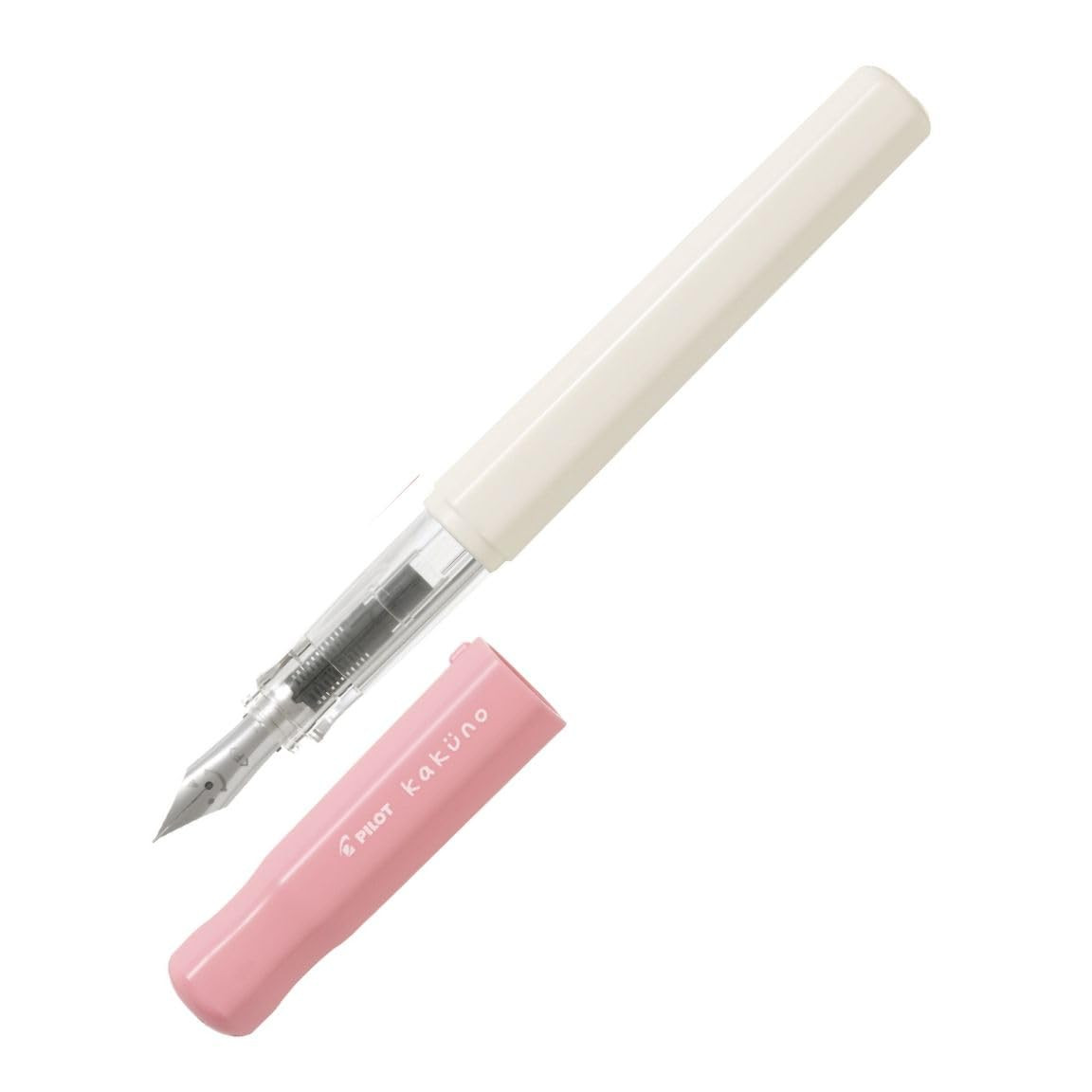 Pilot Kakuno Fine-Nib Fountain Pen, White Body Soft Pink Cap (FKA-1SR-SPF) | Amazon (US)