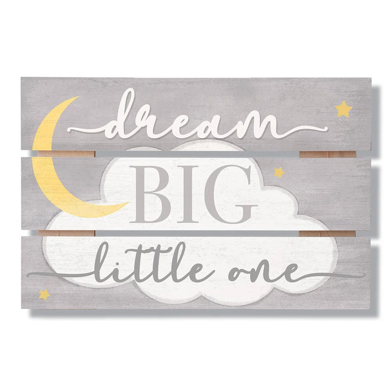Wegner Dream Big Gap Pallet 3D Wall Decor | Wayfair North America