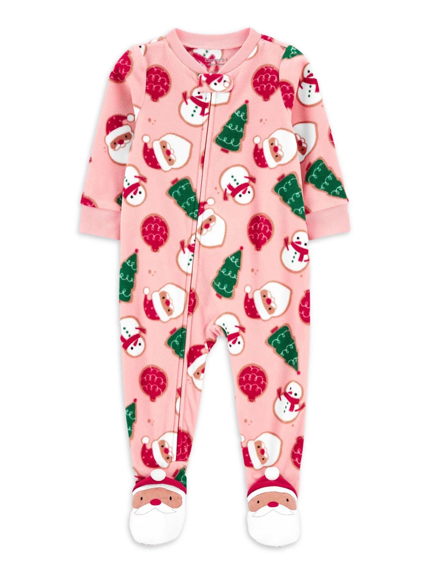 Carter's Child of Mine Toddler Christmas One-Piece Pajamas, Sizes 12M-5T - Walmart.com | Walmart (US)