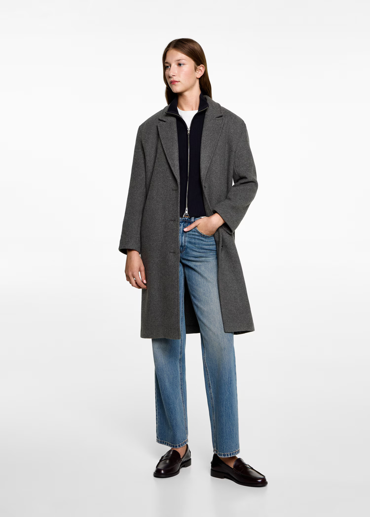 Handmade coat - Teen | MANGO USA | MANGO (US)