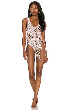 BEACH RIOT Samira One Piece in Chapman Zebra from Revolve.com | Revolve Clothing (Global)