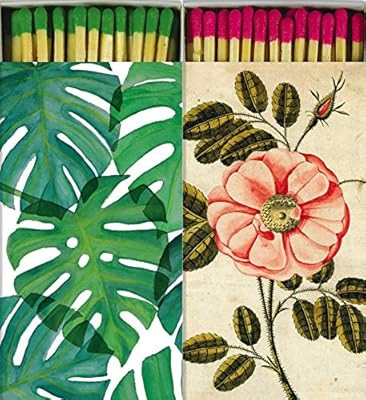 Decorative Matches Monstera Leaf and La Rose Beauty with Long Kitchen Matches Great for Lighting ... | Amazon (US)