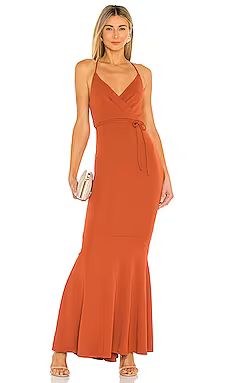 Michael Costello x REVOLVE Genevieve Maxi Dress in Burnt Sienna from Revolve.com | Revolve Clothing (Global)