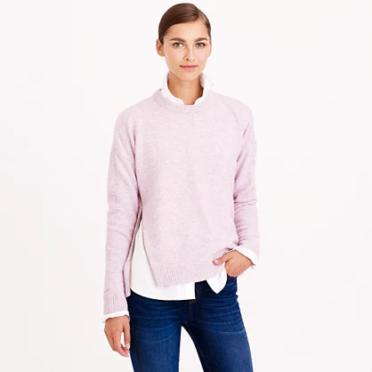 Lambswool zip sweater | J.Crew US