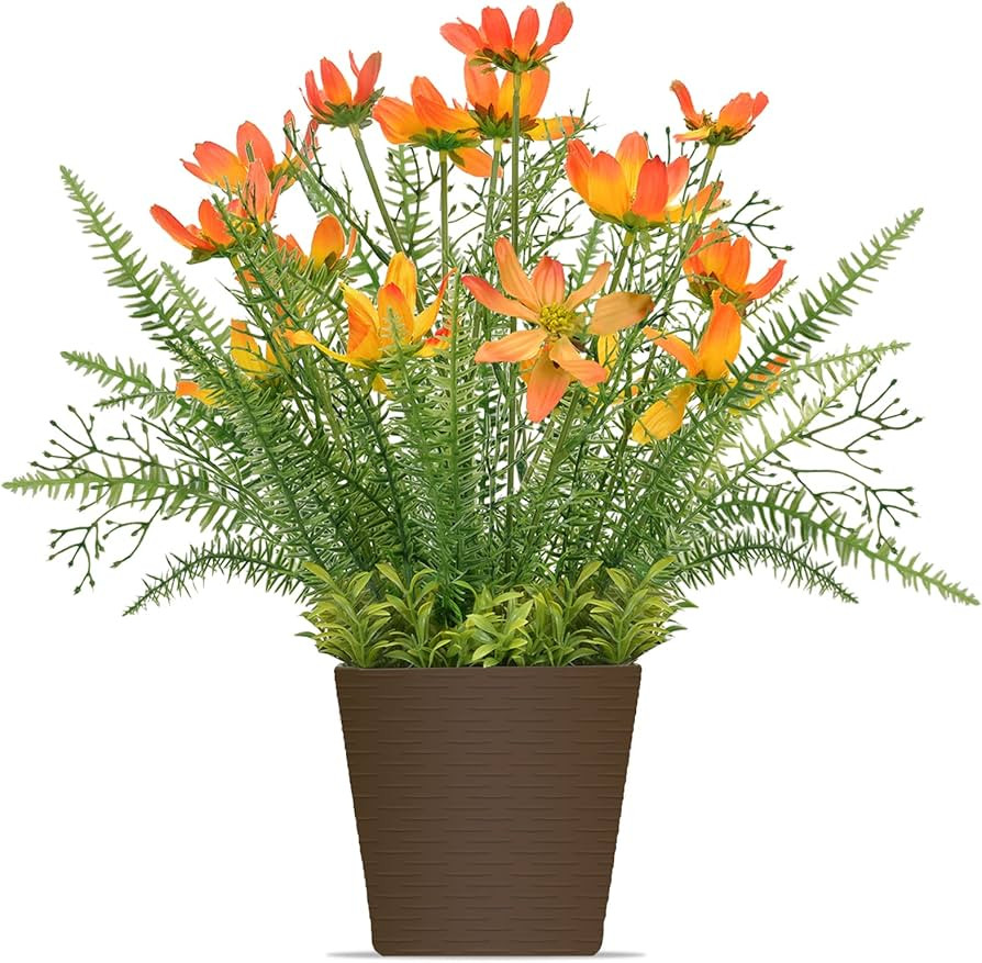 luxsego Artificial Flowers, Silk Coreopsis Faux Flowers, Faux Decor Plants for Home, Wedding, Off... | Amazon (US)