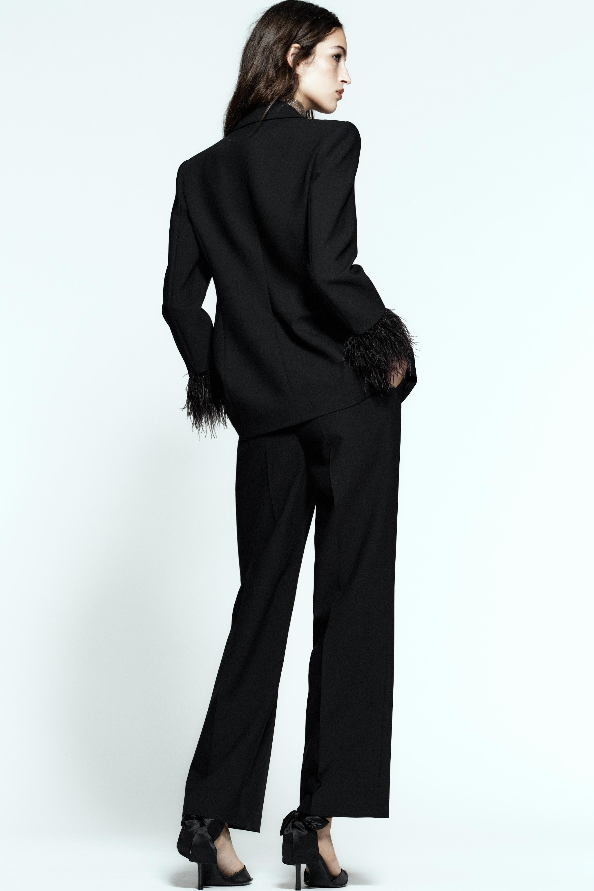 HIGH-WAISTED STRAIGHT LEG PANTS | Zara US