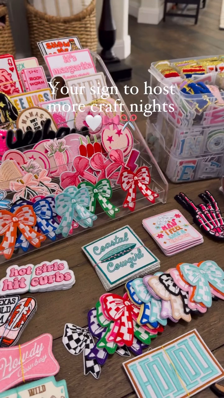 Creating the cutest custom crossbody bags with my bestie 💕✨ DIY day just hit different! We love our patch bar accessories  #CraftingWithBesties #DIYBag #CreativeVibes

#LTKSaleAlert #LTKHome #LTKParties