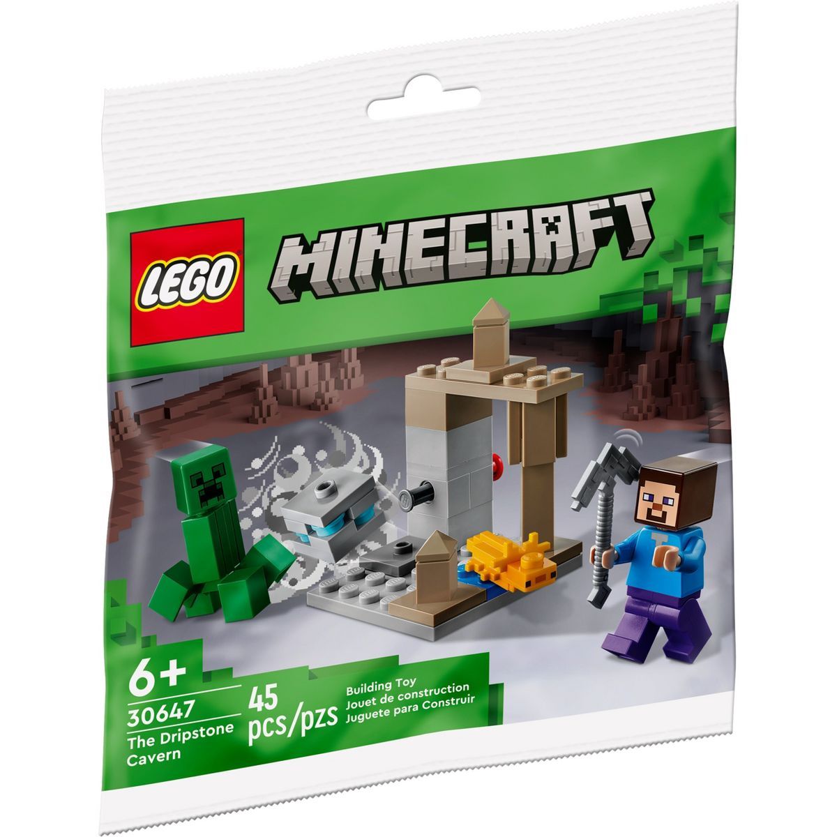 LEGO Minecraft The Dripstone Cavern 30647 Building Toy Set | Target