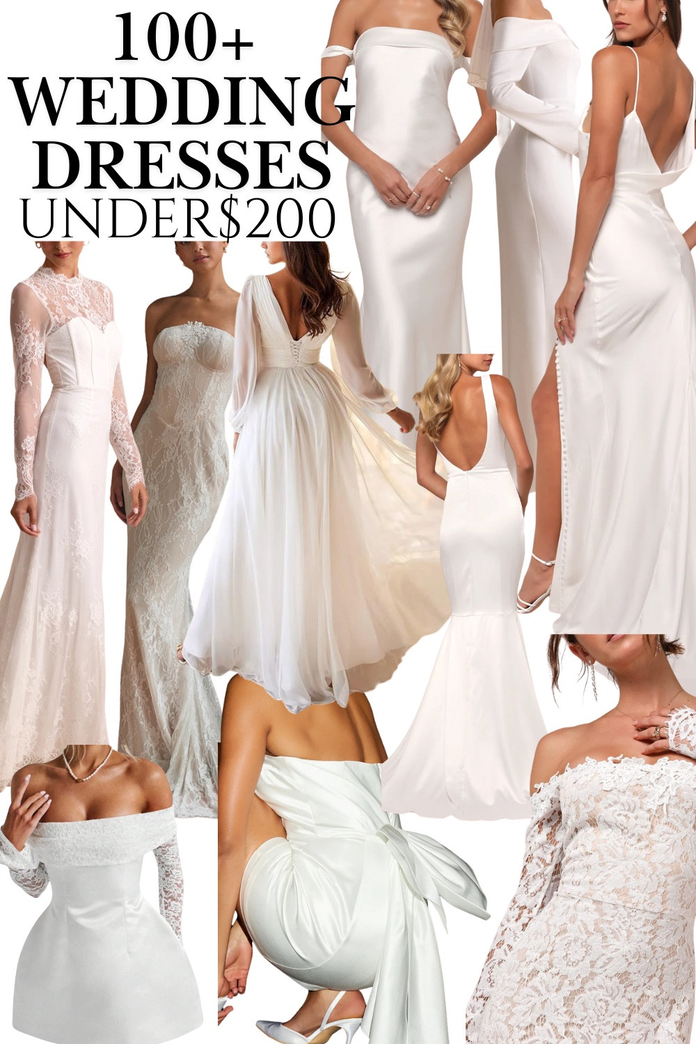 Proof that you don’t need a four-figure price tag to look stunning on your wedding day ✨
These beautiful wedding dresses are all under $200 and photograph so well.
Shop my curated bridal finds on LTK.

#AffordableBride #WeddingDressInspo #MinimalBride #ModernBride #BridalFinds #LTKshopping #LTKwedding #LTKfinds #ShoppingWithPriiincesss #AtlantaContentCreators

#LTKValentine #LTKWedding #LTKootd