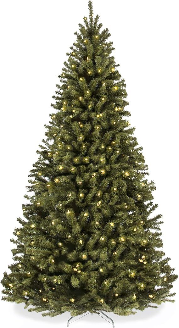 Best Choice Products 4.5ft Pre-Lit Spruce Hinged Artificial Christmas Tree w/ 200 UL-Certified In... | Amazon (US)