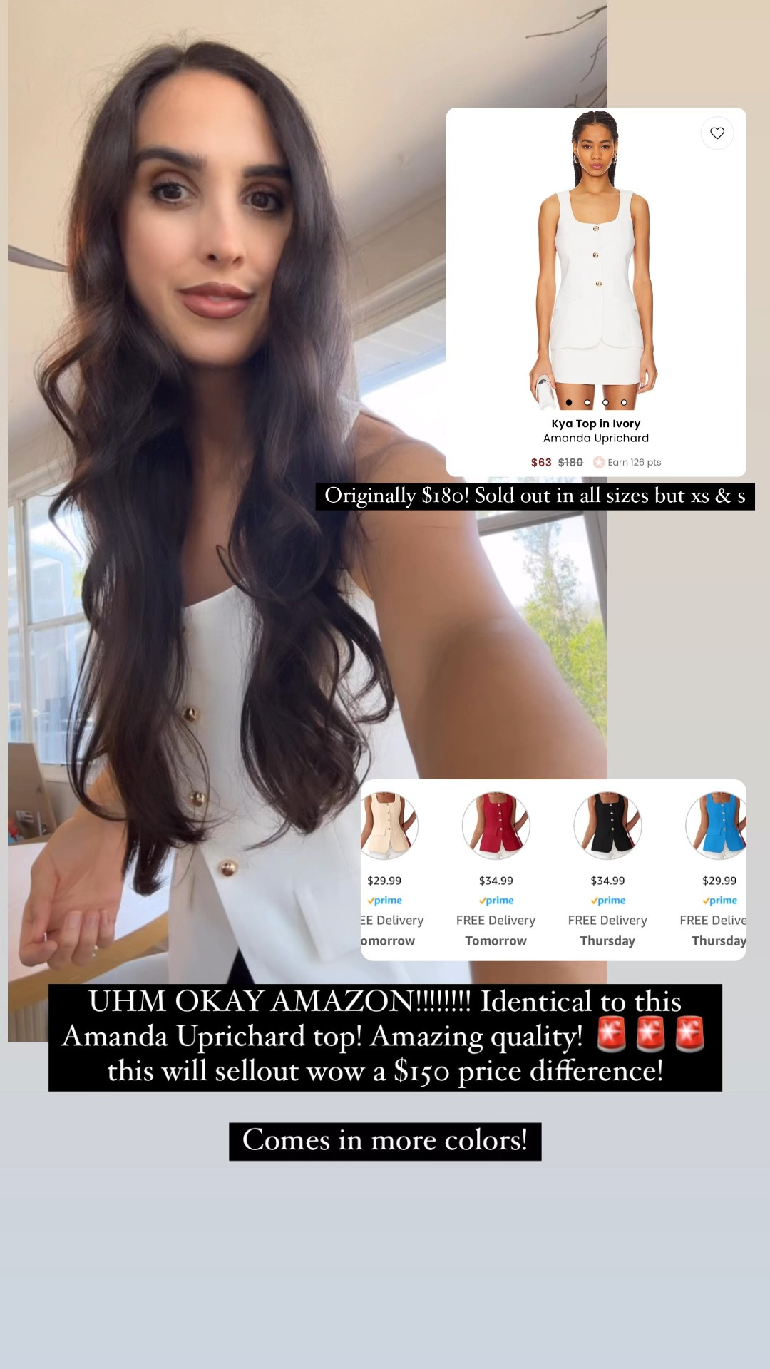 The best Amanda uprichard inspired dressy top!!!!! Omg!! 10/10 - I’ll be getting in every color 😍🙌🏻🤯

#LTKFindsUnder50 #LTKStyleTip #LTKNYFW