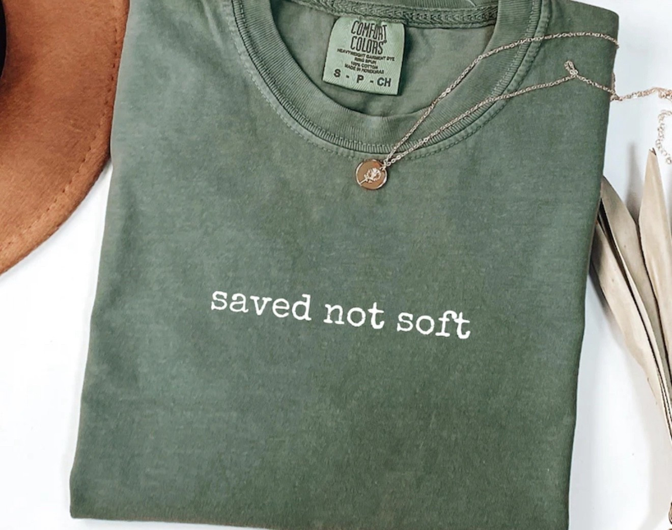Saved not soft T-shirt. I got the pepper color.

#LTKStyleTip #LTKMidsize #LTKBeauty