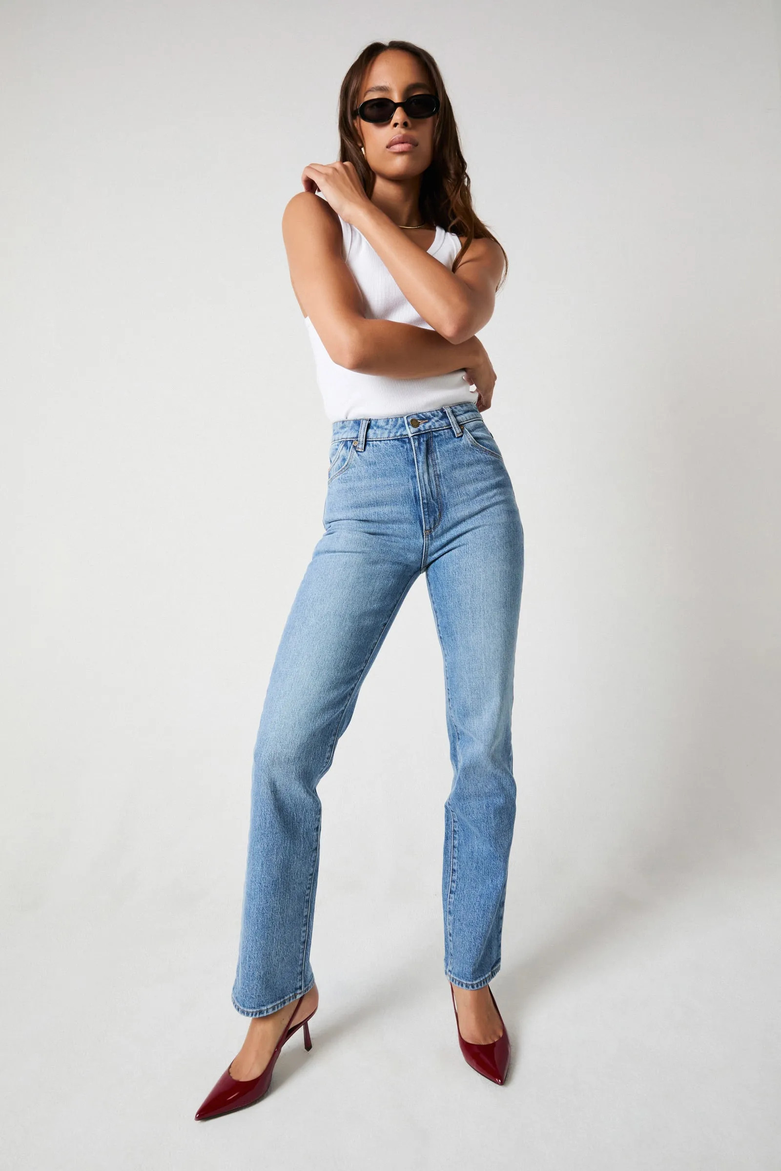 Buy Original Straight Long - Brad Blue Online | Rollas Jeans | Rolla's Jeans US/CAN