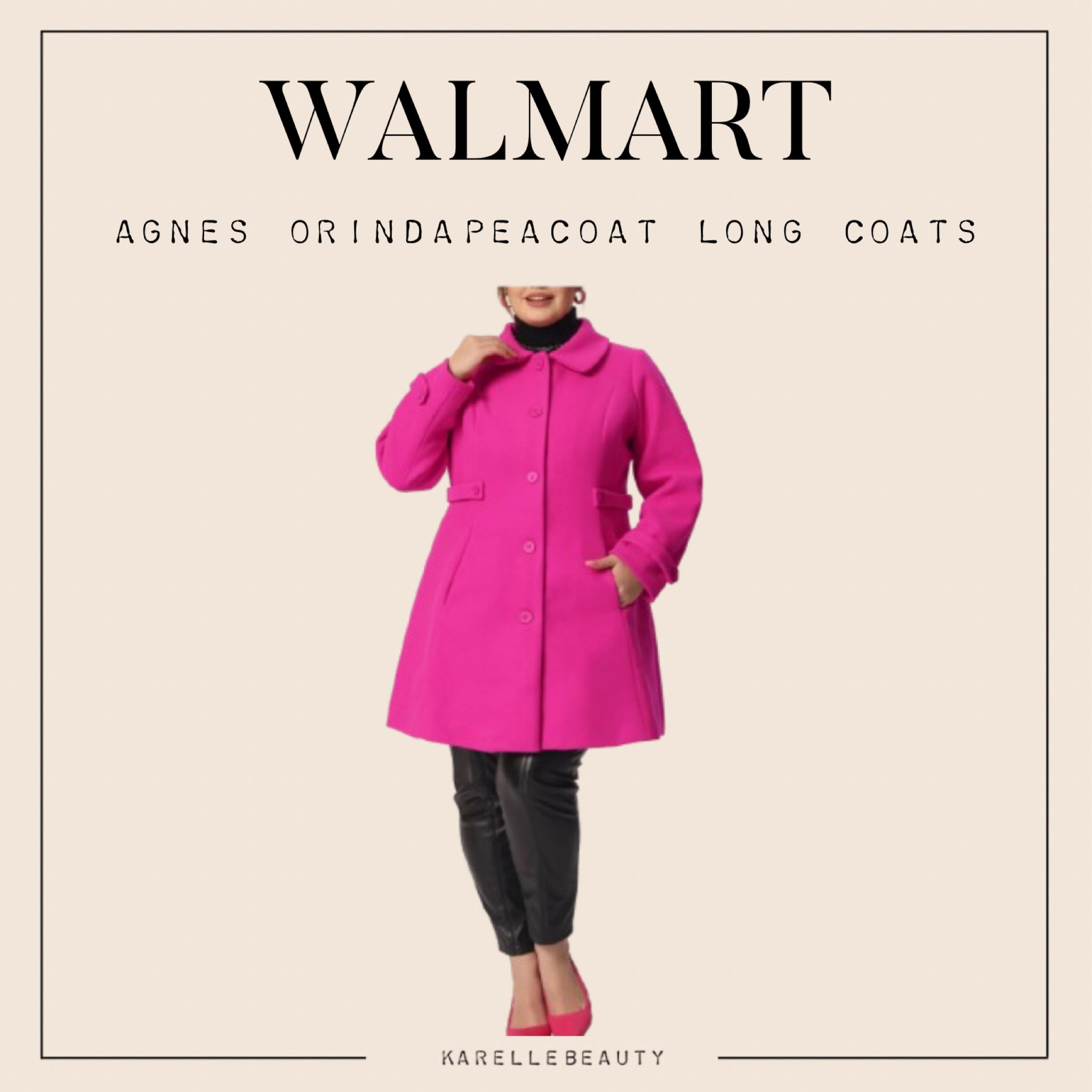 Walmart Agnes Orinda Plus Size Peacoat Peter Pan Collar Single Breasted Long Coats. 

#LTKSeasonal #LTKfindsunder100 #LTKplussize