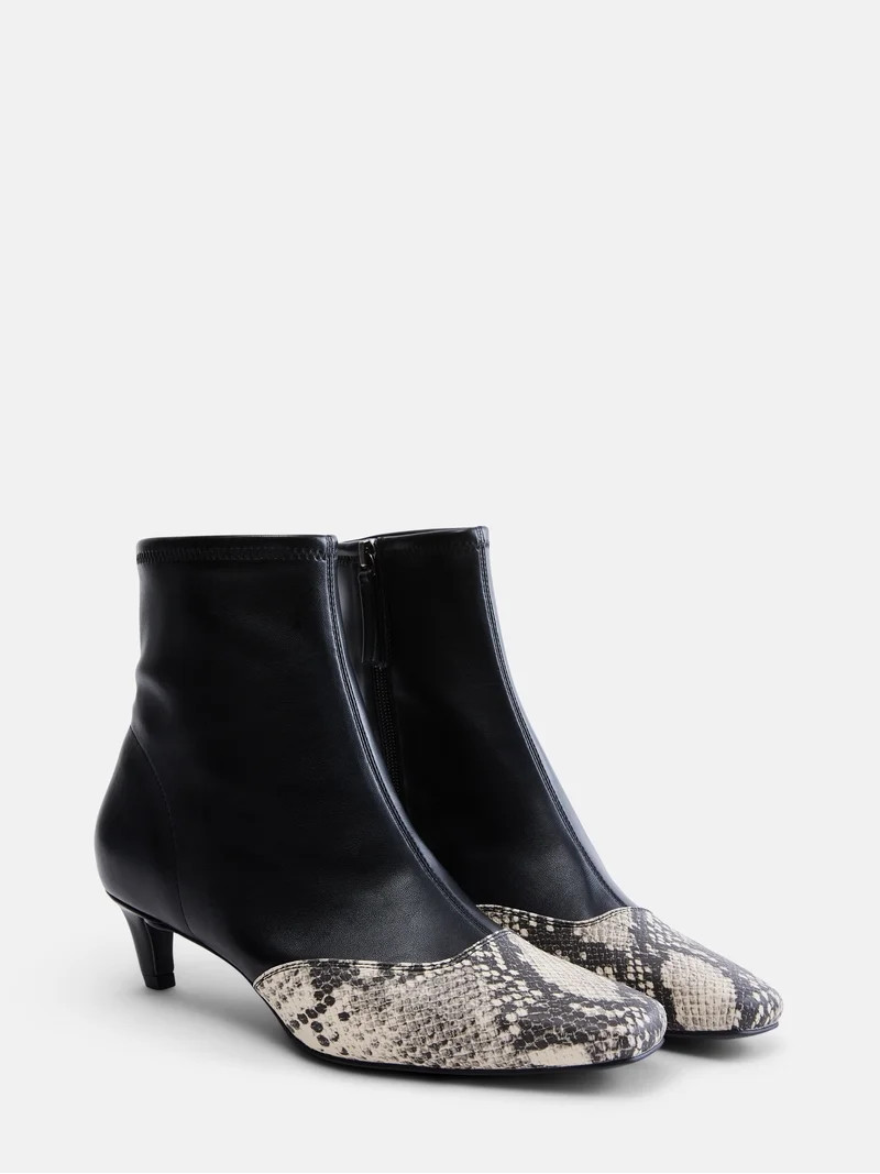 Scoop Women's Kitten Heel Booties | Walmart (US)