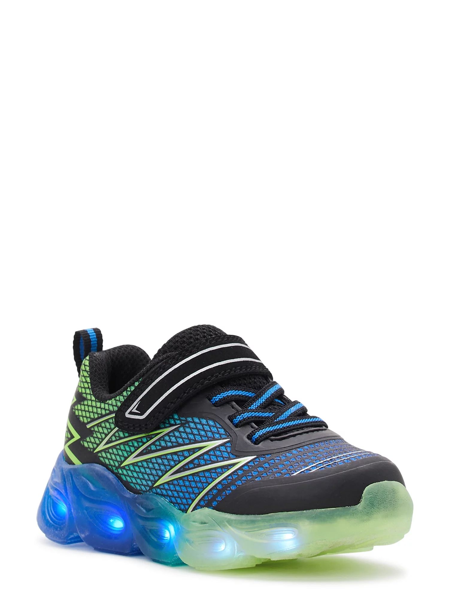 Athletic Works Toddler Boys Light-Up Athletic Sneakers, Sizes 7-12 | Walmart (US)