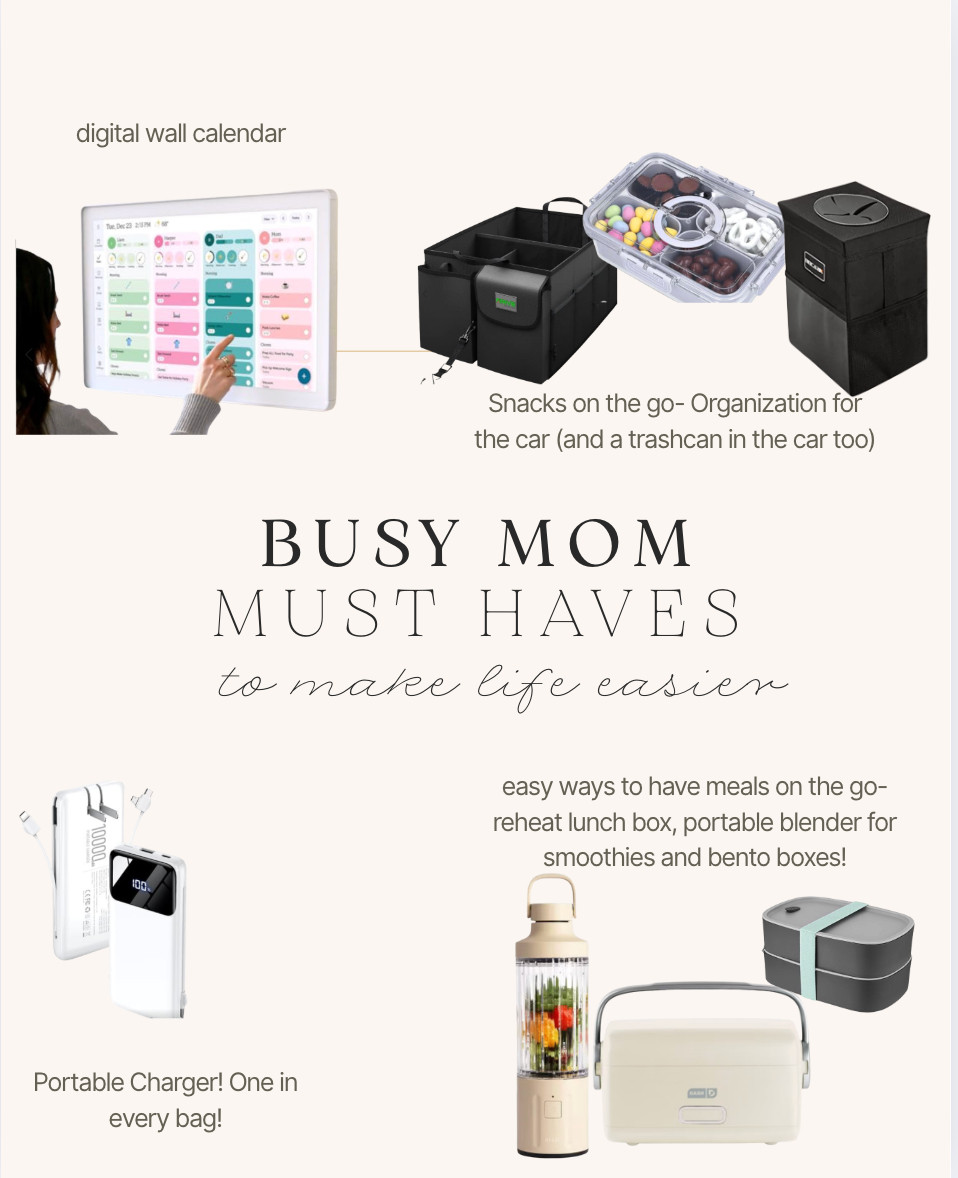 Busy Mom Must Haves 

 #LTKdayinmylife #LTKOver40 #LTKKids