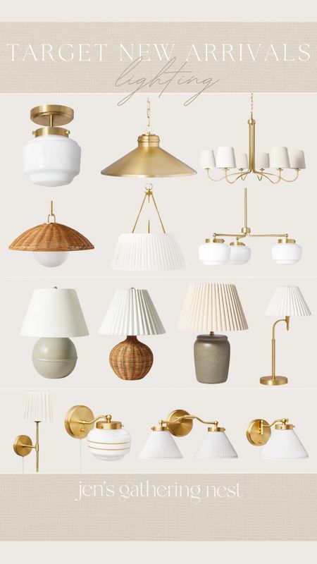 TARGET NEW ARRIVALS LAUNCHED TODAY — lighting roundup 🤎

#studiomcgee #hearthandhand #newartarget #spring #springhome #springhomedecor #targethome #targetfinds 

#LTKSeasonal #LTKhome