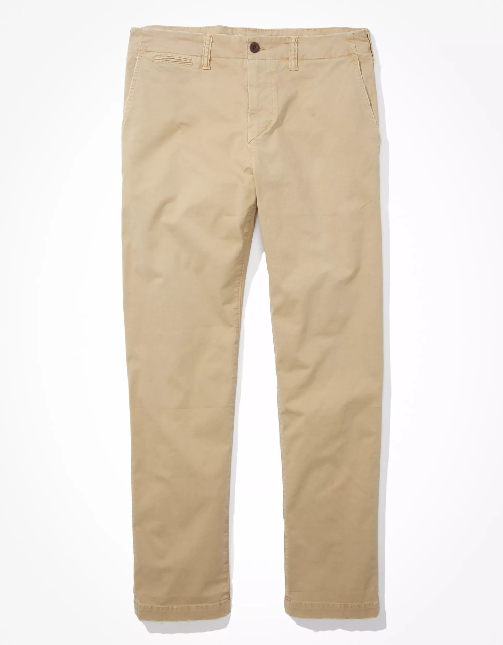AE Flex Athletic Straight Lived-In Khaki Pant | American Eagle Outfitters (US & CA)