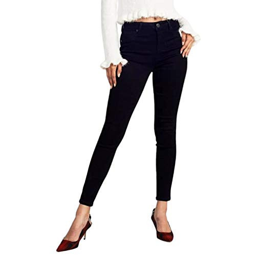 1822 Denim Women's High-Rise Stretch Ankle Skinny Butter Jeans, Black | Amazon (US)